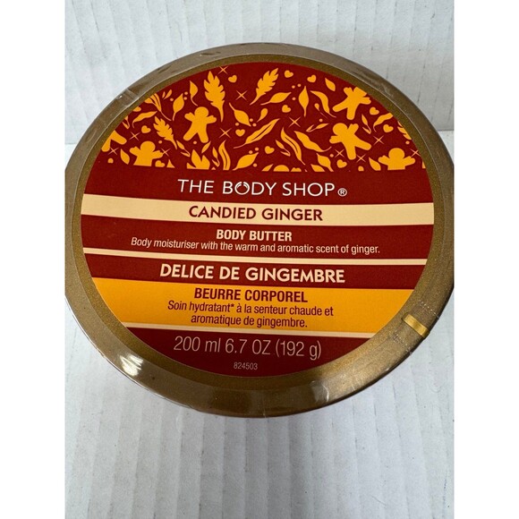 BODY SHOP Candied Ginger Body Butter 200ml Tub, New, discontinued, sealed - Picture 2 of 3